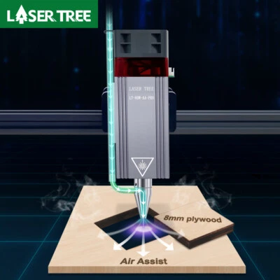 LASER TREE 10W 450nm Laser Module Head Kits for Engraver Cutting Machine 12V