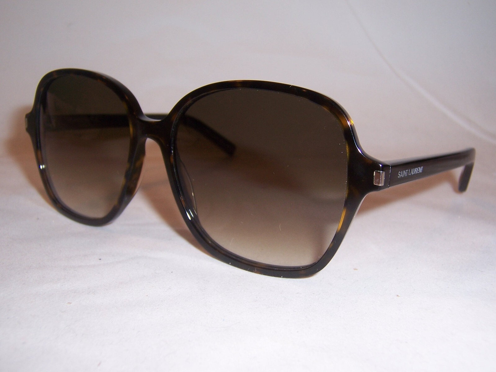 NUOVI OCCHIALI DA SOLE SAINT LAURENT SL CLASSIC 8 004 AVANA MARRONE 57 MM AUTENTICI