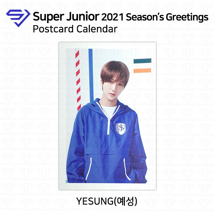 Super Junior 2021 Season's Greetings Photocard Postcard Calendar