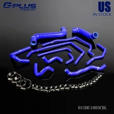 Fit For 02-07 SUBARU Impreza GDB AGE Silicone Radiator Coolant Hose Kit USA Blue