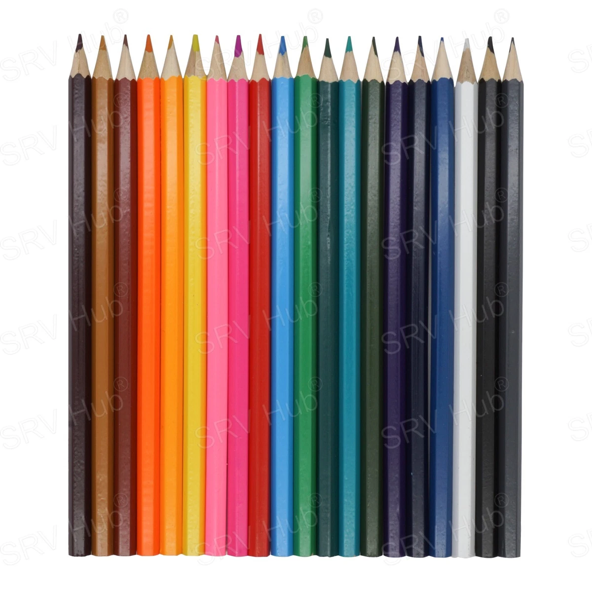 12Pack Rainbow Pencils Set for Kids, Hb Cool Novelty Pencils