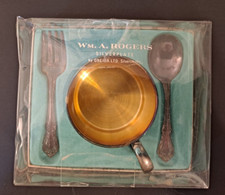 Wm A. Rogers Silverplate Oneida by Oneida in Box Child Cup , Fork and Spoon