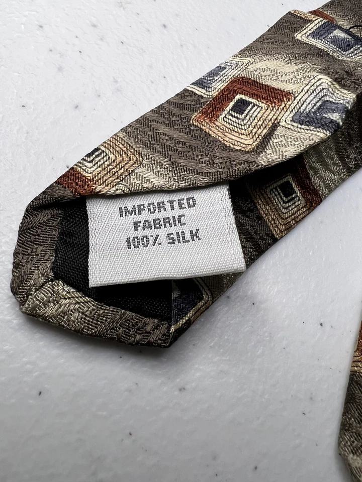 Corbata formal para hombre Louis Roth marrón tostado 58,5 Foto 4 de 4