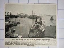 Ferry boats between Elsinor Denmark & halsingborg Sweden kronborg castle 
