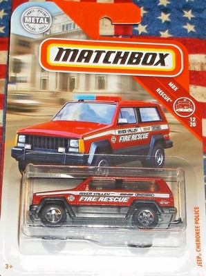 matchbox jeep cherokee police