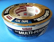 Nashua 322 Multi-Purpose Foil Tape 2" x 50yd  AC, Furnace or Heater