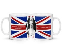 Union Jack Queen Elizabeth Ii 1926 - 2022 284Ml Becher Tasse Andenken Her