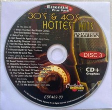 30'S  40'S KARAOKE CDG CHARTBUSTER CD G MUSIC 469-03 BING CROSBY MITCH MILLER
