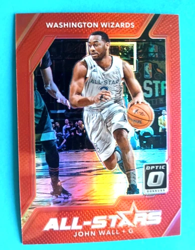 2017 Donruss Optic Basketball Red John Wall #19 PSA 9