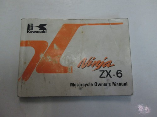1994 Kawasaki Ninja ZX-6 Moto Propietarios Manual Agua Daño Worn Fábrica - Imagen 2 de 12