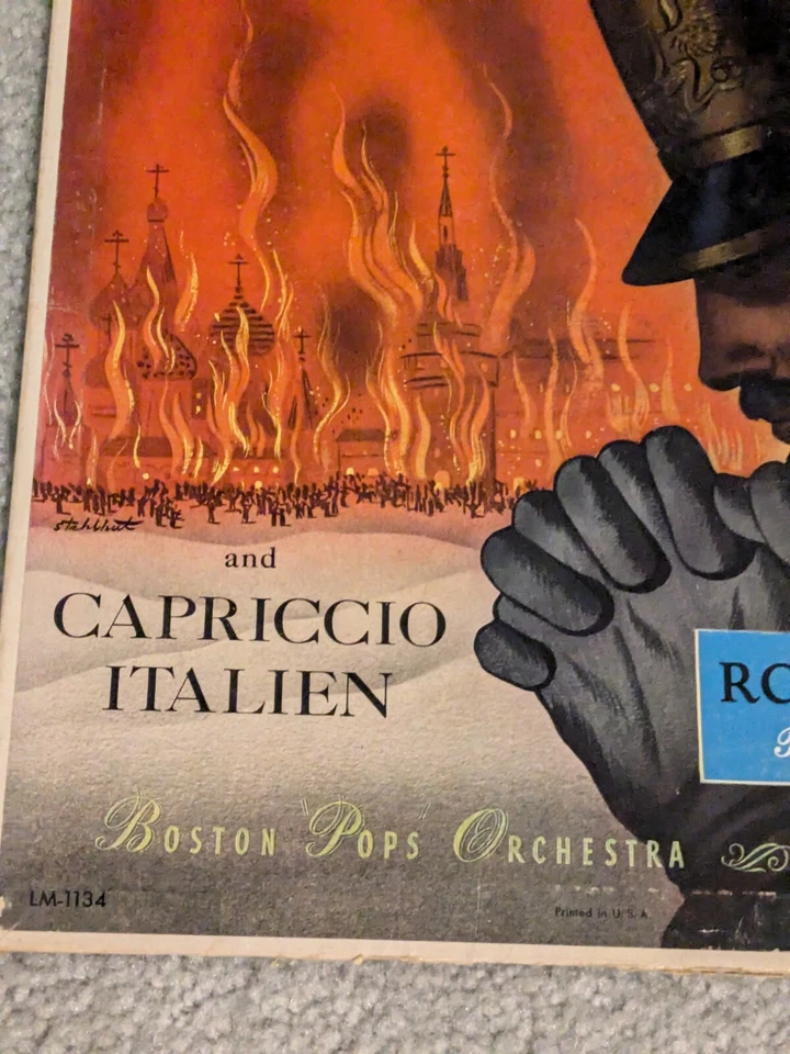 Tchaikousky 1812 Overture & Capriccio Italien RCA Victor Red Real Records  - Image 3 of 4