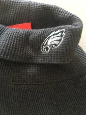 PHILADELPHIA EAGLES NFL WOMEN'S THERMAL CHARCOAL GRAY TURTLENECK FREE SHIPPING