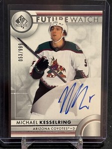 2023-24 SP Authentic Future Watch Auto #157 Michael Kesselring! #53/999!