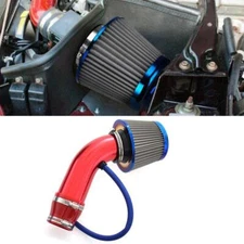 Universal 3"Car Cold Air Intake Filter Induction Pipe Power Flow Hose System Kit