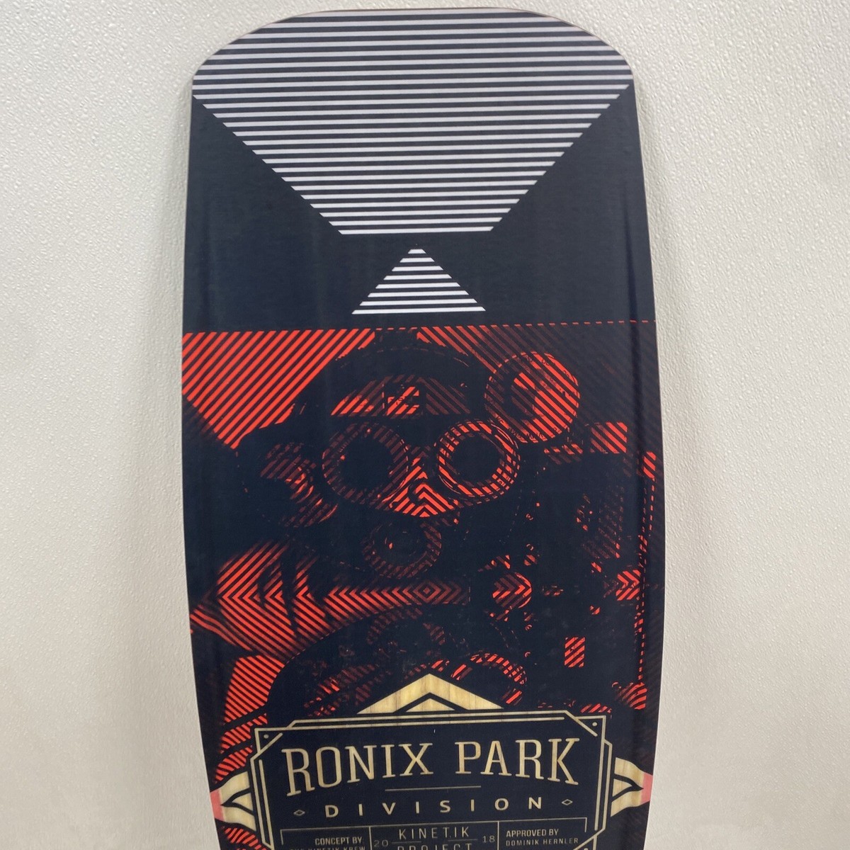2018 Ronix Park Division Kinetik Project WakeBoard - Red/Black