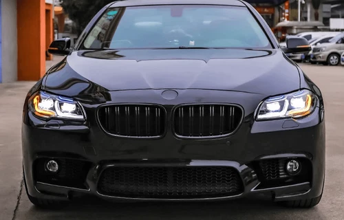 BMW 5 Series F10 M5 Xenon Headlights G30 LED DRL Lamps Update - FULL SET - Picture 7 of 19