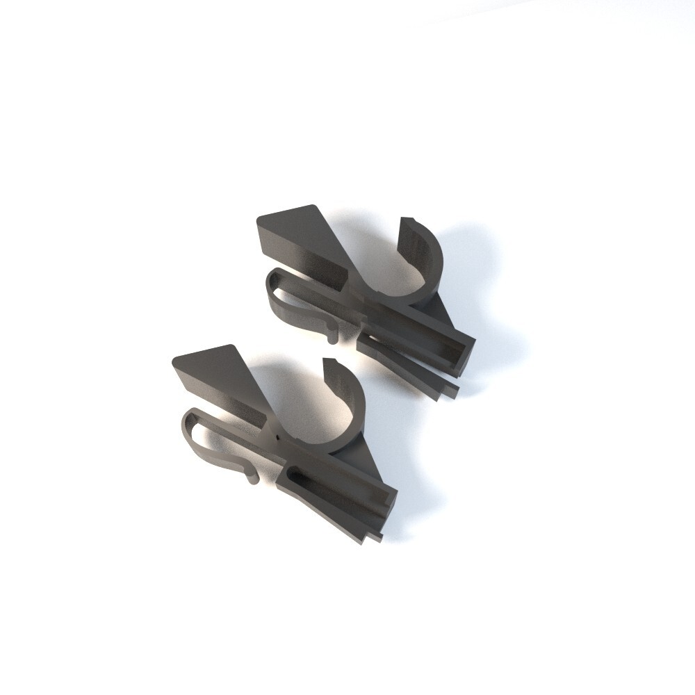 Supporti Mensola Fiat Grande Punto Dx Sx Cappelliera Posteriore Fermi Baule Clip