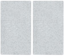 WENKO Herd Abdeckplatte Herd Abdeckung Schneide Brett Glas 2er Set Transparent