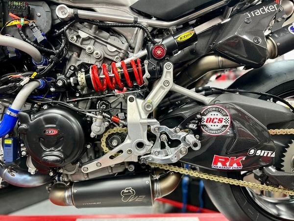 Soporte de cambio de marchas Racetorx Ducati Panigale V2 899 959 1199 1299 BLack - Imagen 3 de 4