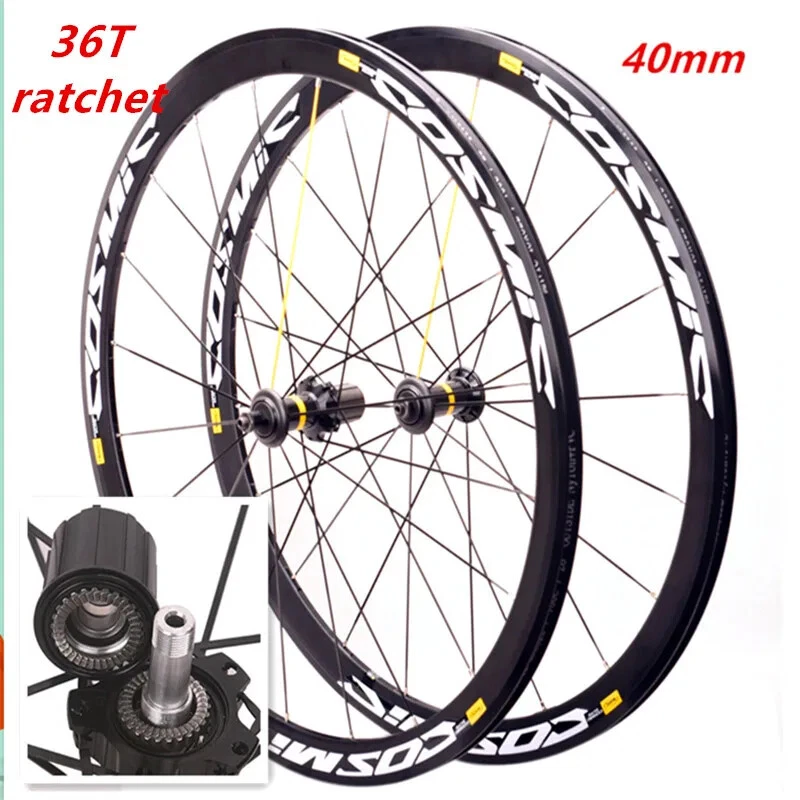 700C Road Bicycle Wheelset Clincher Rims V / Disc Brake Depth 30/40/50mm - Image 2 of 4
