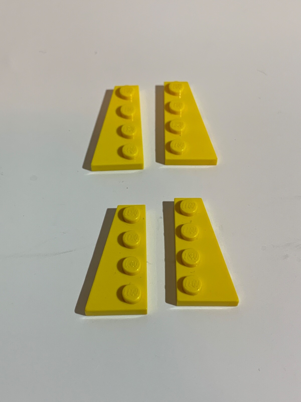 LEGO Parts (4pc) Wedge, Plate 4 x 2 (2) Right (2) Left 41769, 41770 ...