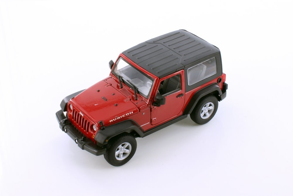 2007 JEEP WRANGLER RUBICON HARDTOP 1/24 scale DIECAST CAR WELLY