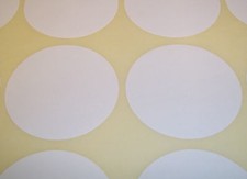 150 White 6mm Colour Code Round Stickers / Sticky ID Labels