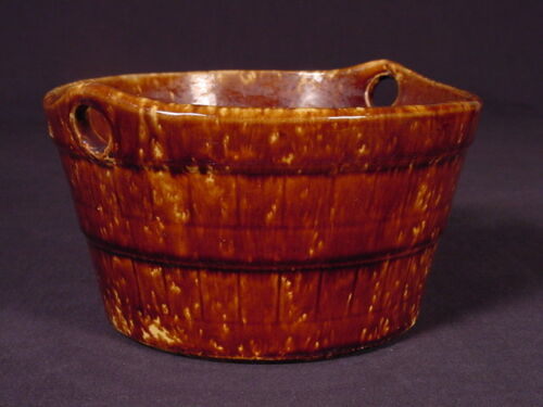 RARE 1800s KEELER with ROCKINGHAM GLAZE YELLOW WARE - Picture 1 of 8
