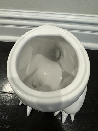White T Rex Dinosaur Cookie Jar Canister Stoneware Target Threshold 12" Tall - Picture 9 of 20