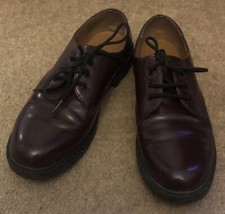 Primark Burgundy Lace Up Ladies Brogues Size 5. Worn A Couple Of Times