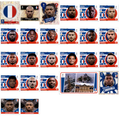 UEFA EURO 2024 Germany Sticker Mannschaftspaket - Frankreich
