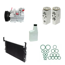A/C Compressor and Condenser Kit Fits Hyundai Santa Fe 01-06 2.7L HS18 KTC183