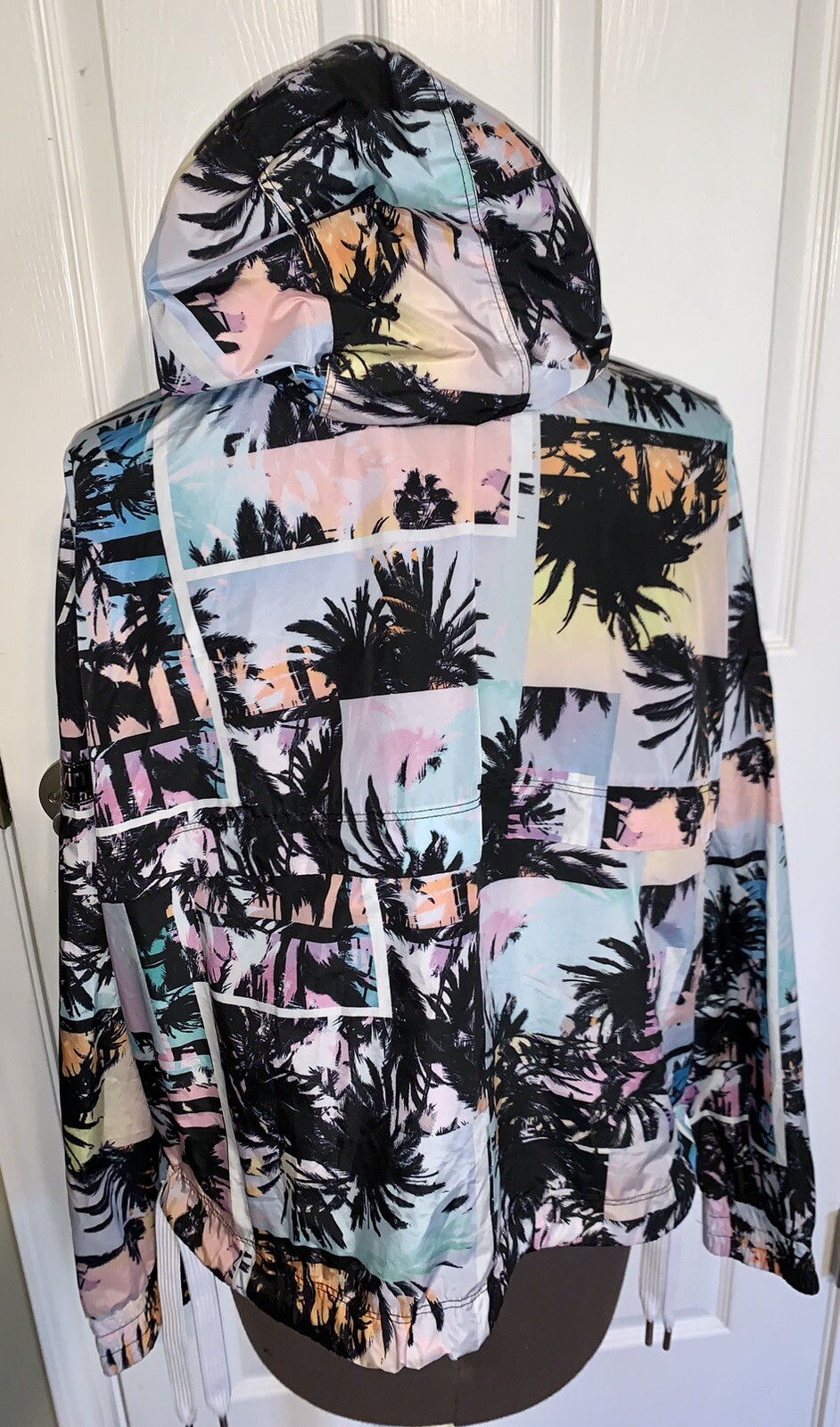 Calvin Klein Performance Palm Tree Windbreaker Ho… - image 3