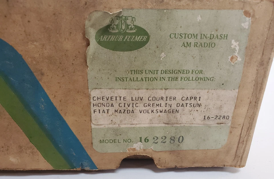 Radio pulsador am serie 2200 vintage honda civic mazda volkswagen raro Foto 2 de 4