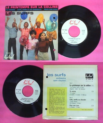 LP 45 7'' LES SURFS Der Frühling auf dem Hügel Du siehst Cafe Pour (QSL1)