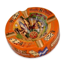 Arturo Fuente Ceramic Cigar Ashtray - Casa Cuba - Orange