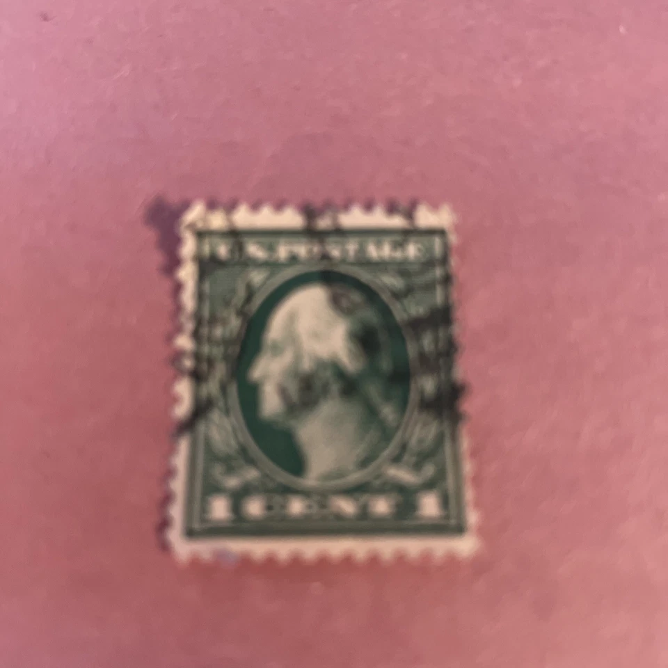 VERY Rare 1923 Benjamin Franklin 1 Cent Stamp - Image 2 of 3