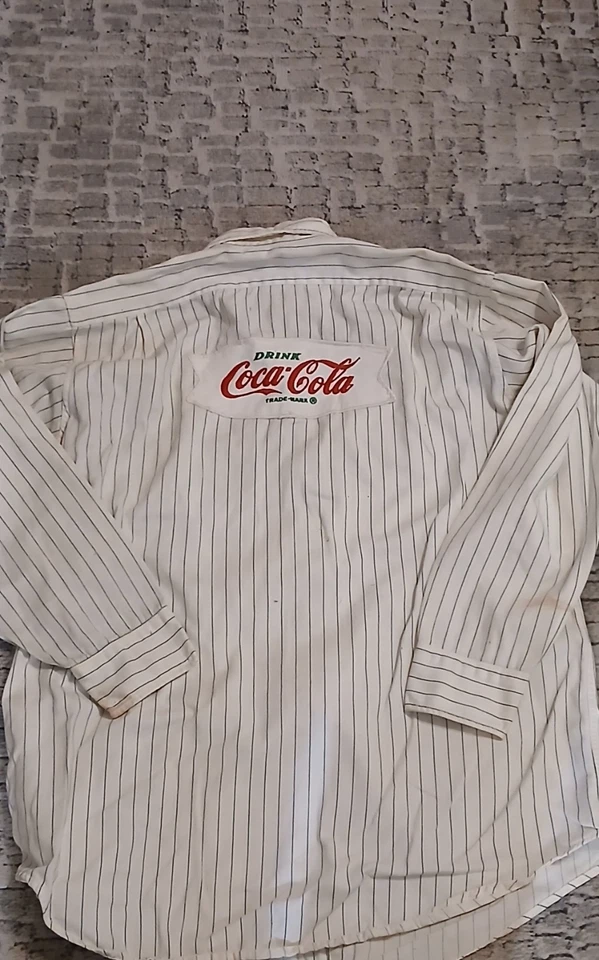 Camisa Uniforme Publicitario Coca-Cola Años 50 Bebida Coca-Cola Foto 2 de 2