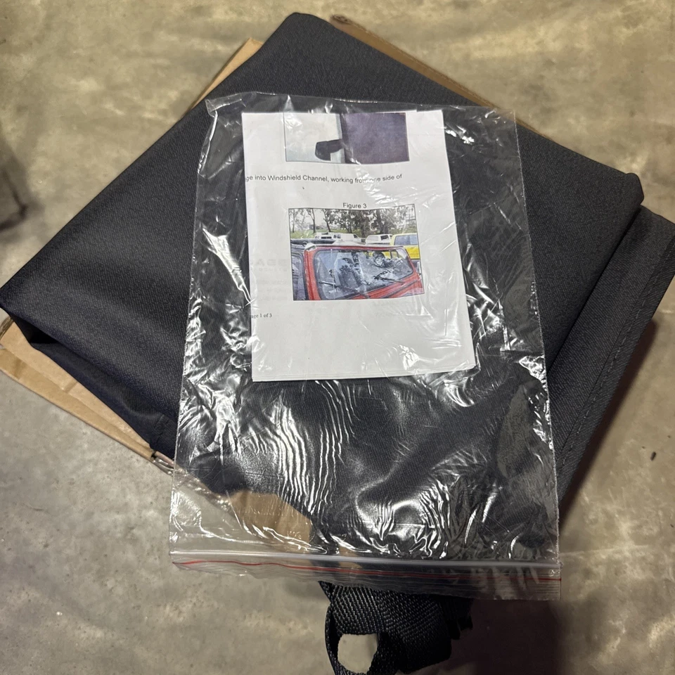 适用于吉普牧马人 1987 - 1991 Rampage 90815 黑色牛仔加州短裤上衣 — 第 2/3 张图片