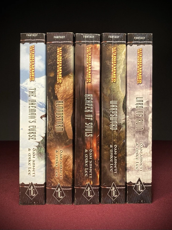 WARHAMMER - A Tale of Malus Darkblade - Books 1–5 - Abnett & Lee - 1st Printings - Image 2 of 4