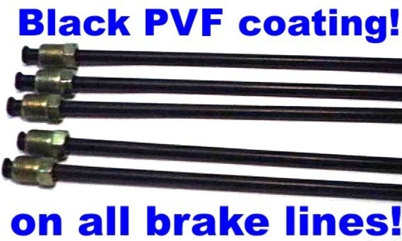 Kit de linha de freio à prova de ferrugem Dodge Dart Plymouth Valiant Barracuda 1967-1968-1969 - Imagem 2 de 4