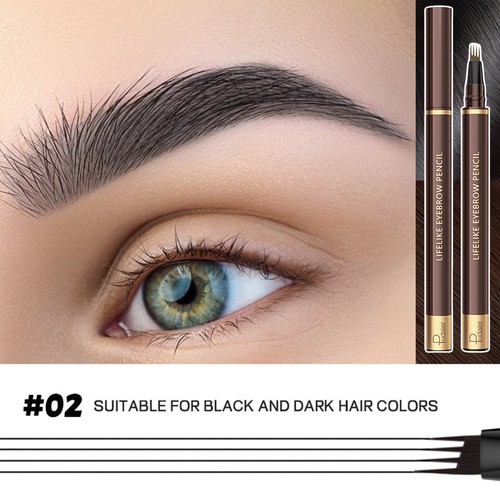 Microblading Tattoo Eyebrow 3D liquid Ink Pen Waterproof 4 Fork Pencil Brow UK - Picture 41 of 48