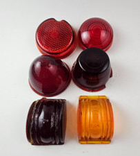 Lot Of Vintage Glass Tail Lights