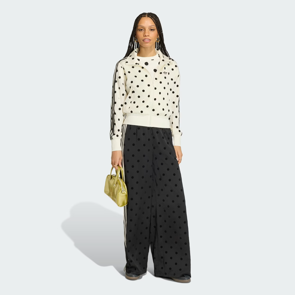 adidas Originals Women's Satin Polka Dot Track Top KV1165 | eBay