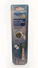Equate EASYFLEX TOTAL POWER Replacement Brush Toothbrush Heads 5-Pack NEW/SEALED