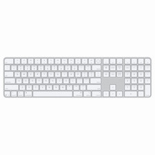 Apple Magic Keyboard w/ Touch ID Numeric Keypad Bluetooth Wireless Silver/White