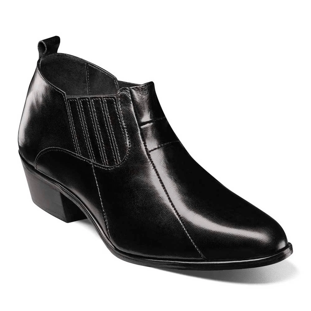 Stacy Adams Santos Stivali Uomo In Pelle Con Zip Laterale – Design Classico E Raffinato - 4