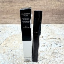 Lucidalabbra Chanel Rouge Coco 816 Laque Noire 5,5 g Made France 0,19 oz nuovo con scatola