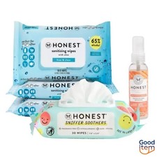 The Honest Company Alcohol Hand Sanitizing Wipes 3pk/150ct  30ct Sniffer Soothe