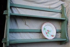 Antica Piattaia  decapè shabby chic a Muro mensola ,etagere libreria-110 cm. 